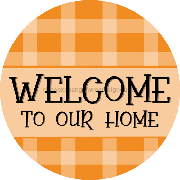 Fall Sign, Welcome Sign, DCO-00565, Sign For Wreath, 10