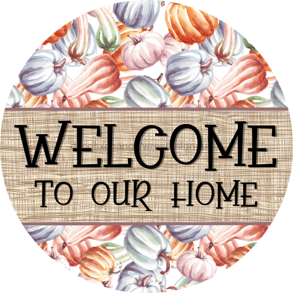 Fall Sign, Welcome Sign, DCO-00569, Sign For Wreath, 10