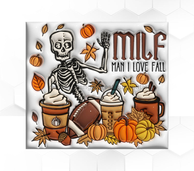 Fall Tumbler Milf 20 Oz Skinny Decoetumbler-337
