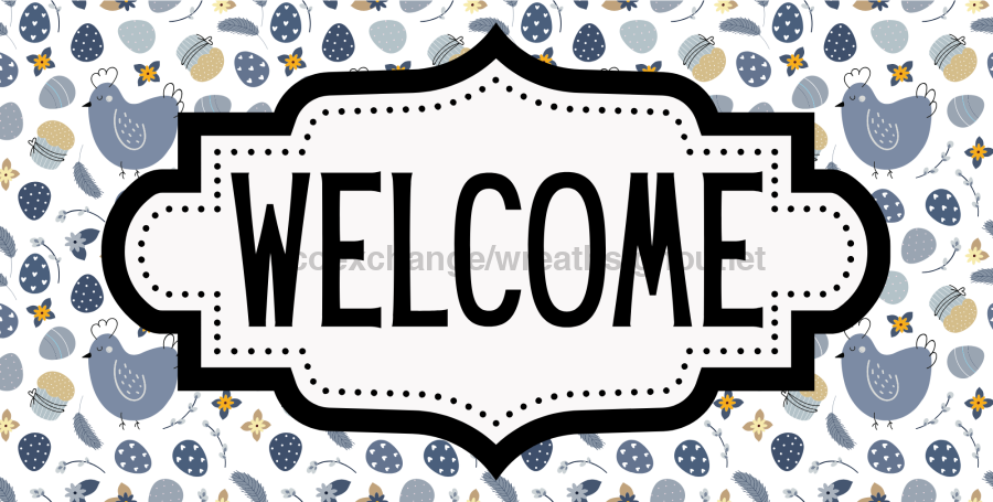 Farmhouse Welcome Sign, DCO-01238, Sign For Wreath, 6x12" Metal Sign - DecoExchange®
