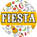 Fiesta Door Hanger Dbj-0001-Dh Sign For Wreath 18 Round
