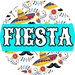 Fiesta Door Hanger Dbj-0016-Dh Sign For Wreath 18 Round
