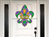Fleur De Lis Sign Mardi Gras Louisiana Wood Sign Door Hanger Decoe-W-170 22