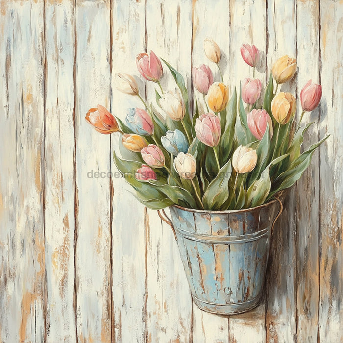 Floral Sign, Tulips Sign, DCO-02354, Sign For Wreath, 10x10 Metal Sign