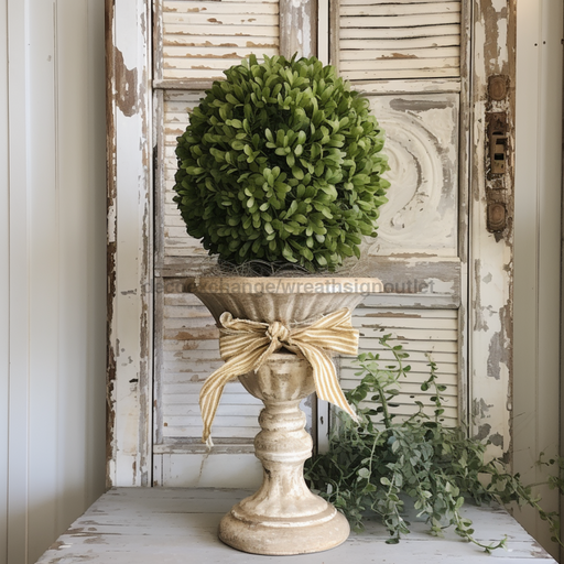 Floral Sign Vintage Oaw-0034 For Wreath 10X10 Metal