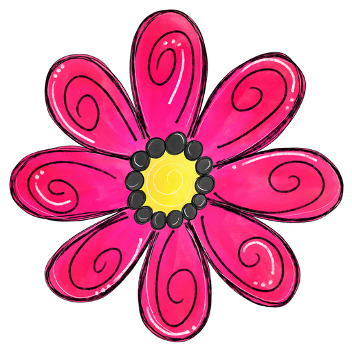 Flower Door Hanger Spring Decoe-W-740-Dh 22’ Wood