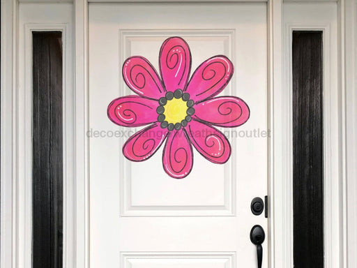Flower Sign Floral Spring Wood Sign Door Hanger Decoe-W-140 22