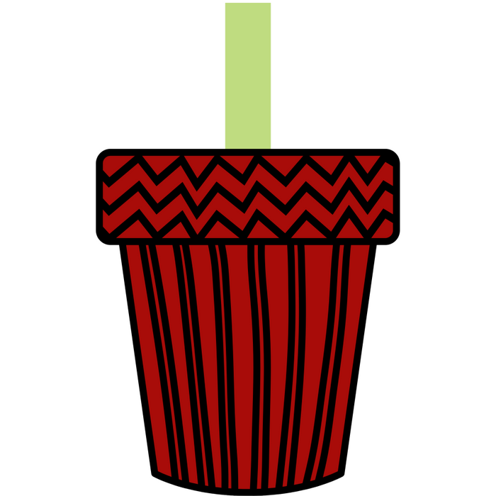 Flower Wreath Attachment, Flower Pot wood sign, DECOE-W-90028, 19" Door Hanger - DecoExchange®