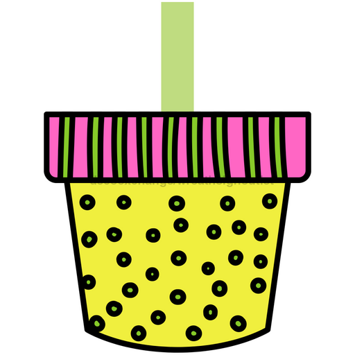 Flower Wreath Attachment, Flower Pot wood sign, DECOE-W-90035, 19" Door Hanger - DecoExchange®