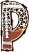 Football Initial Sign Door Hanger Wood Sign Decoe-W-301 22 P
