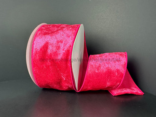 Fuchsia Lush Velvet 2.5’’X10Y 41549-40-28 Ribbon