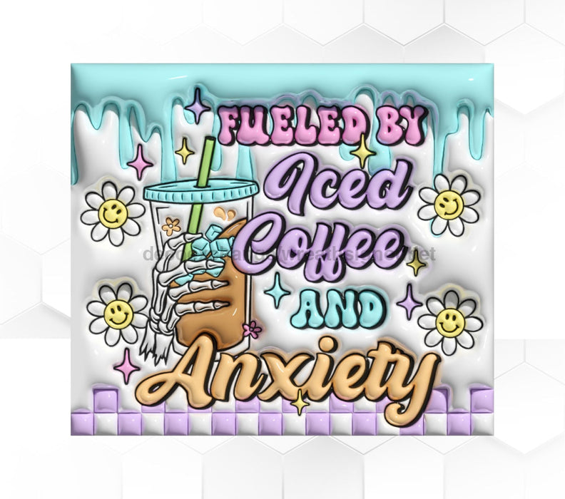 Funny Anxiety Tumbler 20 Oz Skinny Decoetumbler-347