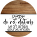 Funny Door Sign, DCO-102790-DH, Sign For Wreath, 18" Door Hanger
