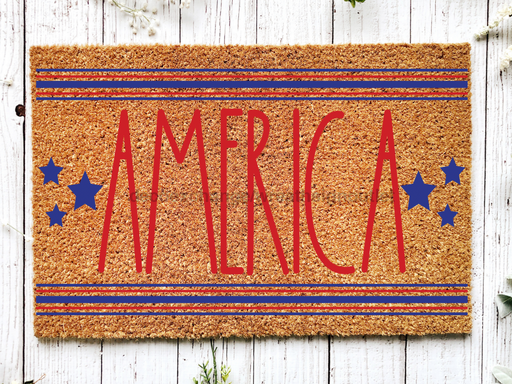 Funny Doormat, Coir Doormat, Welcome Mat, Housewarming Gift, America Welcome Doormat, Stars Front Door Doormat, Welcome Doormat, New Homeowner Gift DECOE-CM-103 - DecoExchange®