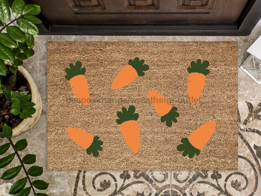 Funny Doormat, Coir Doormat, Welcome Mat, Housewarming Gift, Carrot Doormat, Front Door Doormat, Easter Doormat, New Homeowner Gift DECOE-CM-112 - DecoExchange®