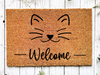 Funny Doormat, Coir Doormat, Welcome Mat, Housewarming Gift, Welcome (cat) Doormat, Cat Front Door Doormat, Welcome Doormat, New Homeowner Gift DECOE-CM-083 - DecoExchange®