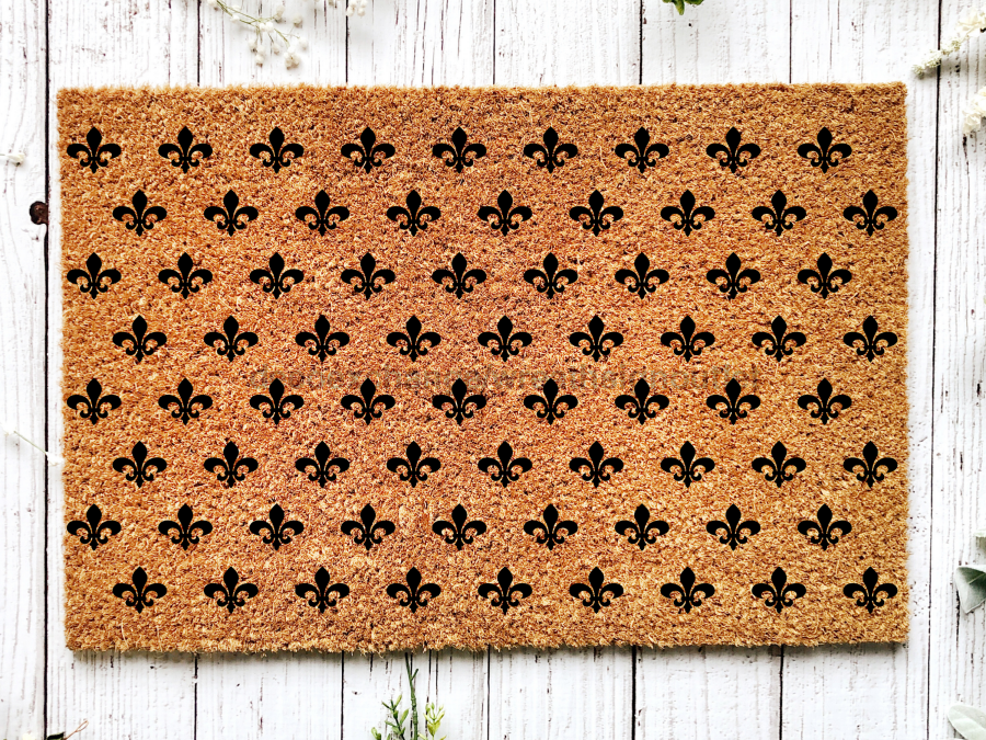 Funny Doormat, Coir Doormat, Welcome Mat, Housewarming Gift, Fleur de Lis Doormat, Front Door Doormat,  Doormat, New Homeowner Gift DECOE-CM-116 - DecoExchange®