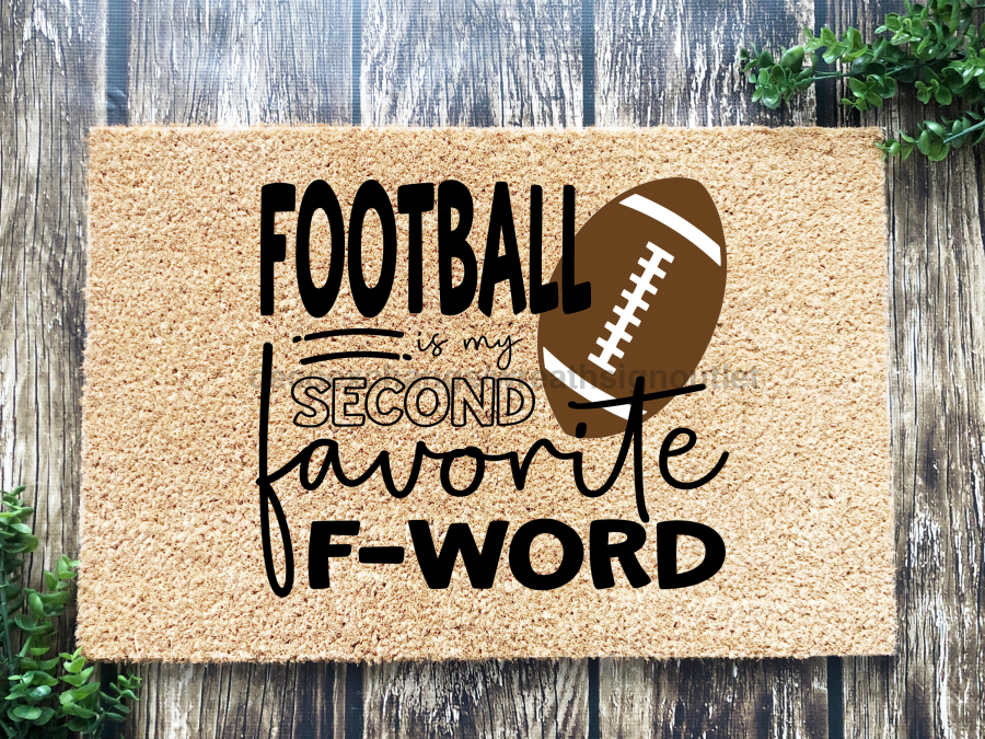 Funny Doormat, Coir Doormat, Welcome Mat, Housewarming Gift,  Football, My Second Favorite F Word Doormat, Front Door Doormat, Football Doormat, New Homeowner Gift DECOE-CM-145 - DecoExchange®