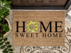 Funny Doormat, Coir Doormat, Welcome Mat, Housewarming Gift, Home Sweet Home Doormat, Front Door Doormat, Lemon Wreath Doormat, New Homeowner Gift DECOE-CM-136 - DecoExchange®