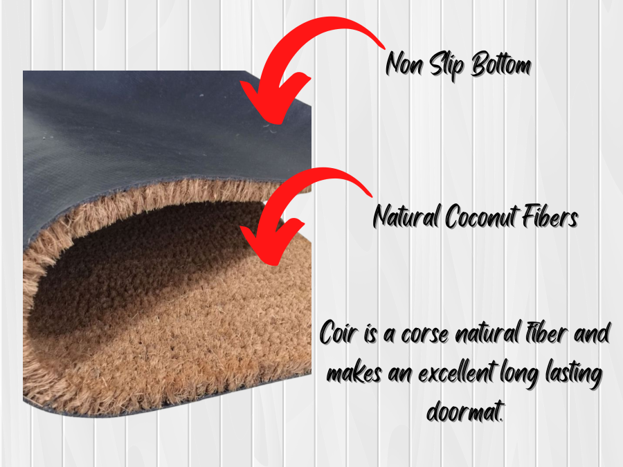 Funny Doormat, Coir Doormat, Welcome Mat, Housewarming Gift, No One Likes a Shady Beach Doormat, Front Door Doormat, Sunglasses Doormat, New Homeowner Gift DECOE-CM-134 - DecoExchange®