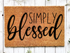 Funny Doormat, Coir Doormat, Welcome Mat, Housewarming Gift,  Simply Blessed Doormat, Front Door Doormat,  Doormat, New Homeowner Gift DECOE-CM-152 - DecoExchange®