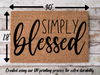 Funny Doormat, Coir Doormat, Welcome Mat, Housewarming Gift,  Simply Blessed Doormat, Front Door Doormat,  Doormat, New Homeowner Gift DECOE-CM-152 - DecoExchange®