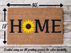 Funny Doormat, Coir Doormat, Welcome Mat, Housewarming Gift, Sunflower Doormat, Front Door Doormat, Home Doormat, New Homeowner Gift DECOE-CM-148 - DecoExchange®