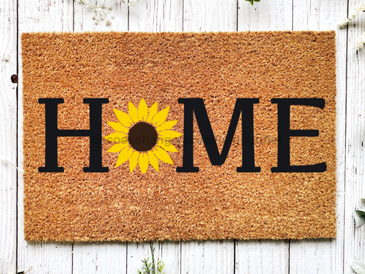 Funny Doormat, Coir Doormat, Welcome Mat, Housewarming Gift, Sunflower Doormat, Front Door Doormat, Home Doormat, New Homeowner Gift DECOE-CM-148 - DecoExchange®