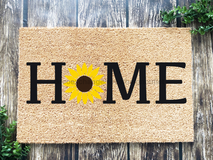 Funny Doormat, Coir Doormat, Welcome Mat, Housewarming Gift, Sunflower Doormat, Front Door Doormat, Home Doormat, New Homeowner Gift DECOE-CM-148 - DecoExchange®