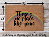 Funny Doormat, Coir Doormat, Welcome Mat, Housewarming Gift, There's no place like home Doormat, Rainbow Front Door Doormat, Welcome Doormat, New Homeowner Gift DECOE-CM-082 - DecoExchange®