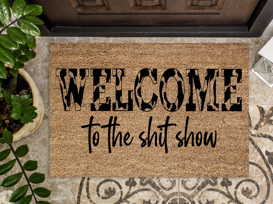 Funny Doormat, Coir Doormat, Welcome Mat, Housewarming Gift,  Welcome to the Shit Show Doormat, Front Door Doormat,  Doormat, New Homeowner Gift DECOE-CM-144 - DecoExchange®