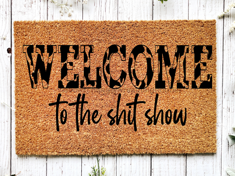 Welcome To The Shitshow Door Sign - Gifts For Dog Lovers - Personalized Dog Gifts - Custom Door Sign Designed By Margareta Frozen