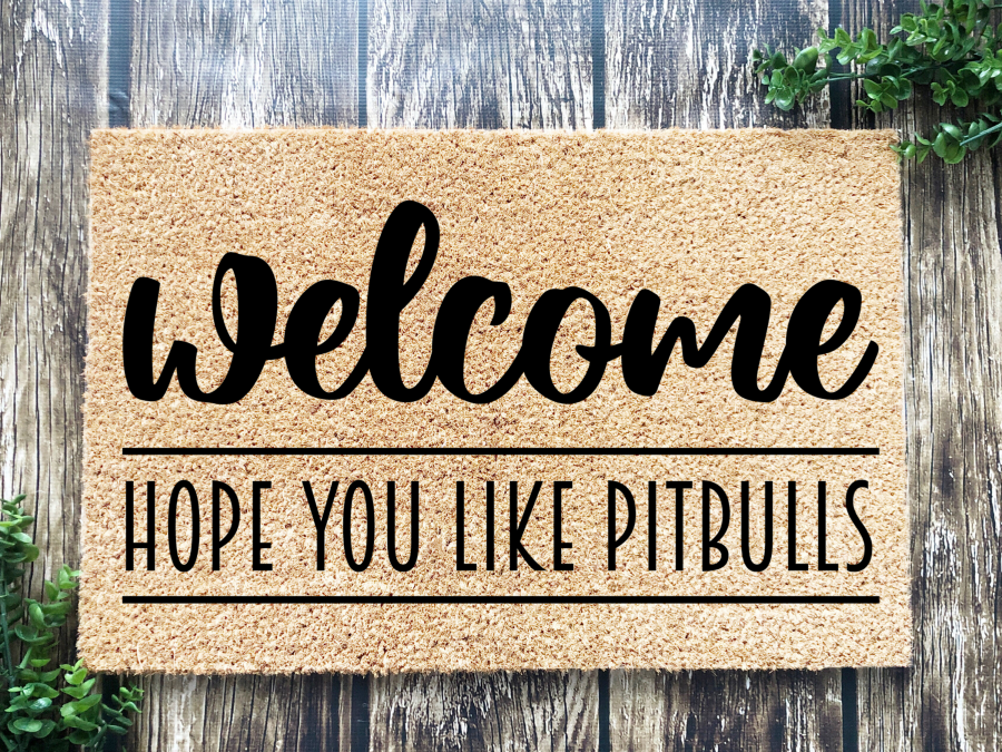 Funny Doormat, Coir Doormat, Welcome Mat, Housewarming Gift, Warning, Hope You Like Pitbulls Doormat, Front Door Doormat, Dog Doormat, New Homeowner Gift DECOE-CM-138 - DecoExchange®