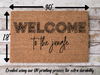 Funny Doormat, Coir Doormat, Welcome Mat, Housewarming Gift, Warning, Welcome to the Jungle Doormat, Front Door Doormat, Doormat, New Homeowner Gift DECOE-CM-141 - DecoExchange®