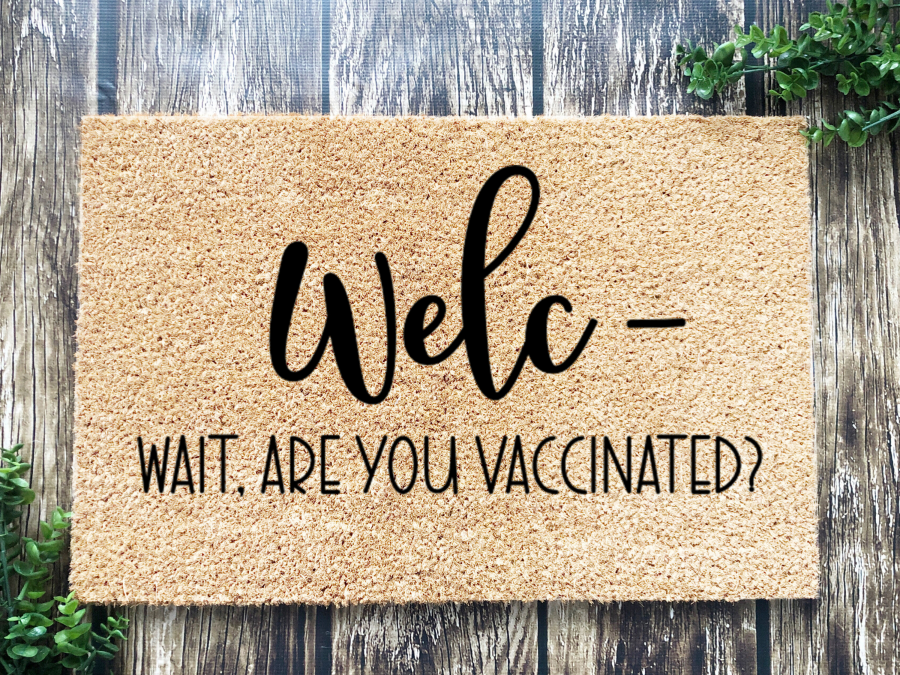 Funny Doormat, Coir Doormat, Welcome Mat, Housewarming Gift, Welc- Wait, Are you Vaccinated? Doormat, Vaccinated? Front Door Doormat, Welcome Doormat, New Homeowner Gift DECOE-CM-090 - DecoExchange®