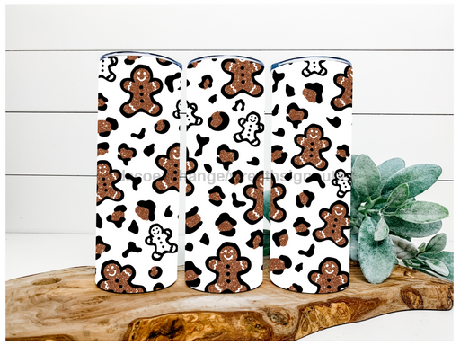 Gingerbread Tumbler, 20 oz Skinny Tumbler DECOETUMBLER-087 - DecoExchange