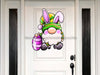 Gnome Easter Egg Sign Wood Sign Door Hanger Decoe-W-384 22