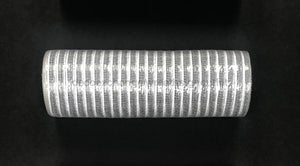 Grey Fabric Mesh/Wht Lines, 10"X10Y XB102010-16 - DecoExchange®