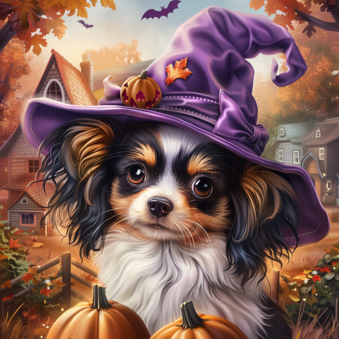 Halloween Dog Wall Art, MB-00033, Sign For Wreath, 10x10" Metal Sign