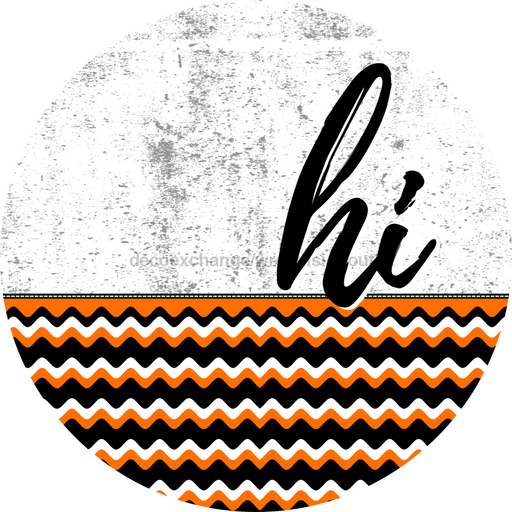 Halloween Door Hanger Dco-01622-Dh 18’ Round Wood