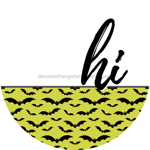 Halloween Door Hanger Dco-01639-Dh 18’ Round Wood