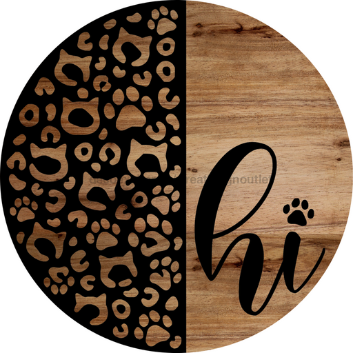 Halloween Sign, DCO-102763-DH, Sign For Wreath, 18" Door Hanger