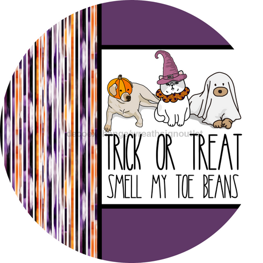 Halloween Sign, DCO-102822-DH, Sign For Wreath, 18" Door Hanger