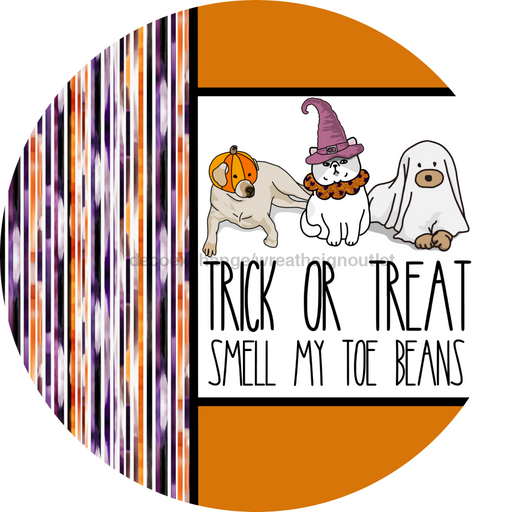 Halloween Sign, DCO-102823-DH, Sign For Wreath, 18" Door Hanger