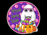 Halloween Sign, Pink Halloween, Candy Tester wood sign, PCD-W-101, 22" Door Hanger - DecoExchange®