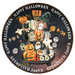 Halloween Sign Rustic Decoe-4594 Wreath 12 Metal Round