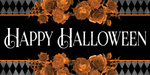 Halloween Sign Welcome Decoe-4588 For Wreath 6X12 Metal 10