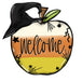 Halloween Welcome Apple, wood sign, DECOE-W-008 - DecoExchange®
