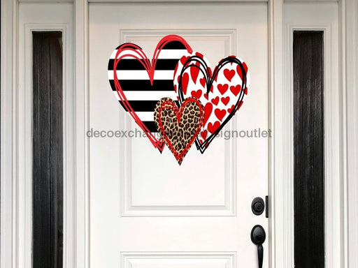 Heart Sign Love Valentines Day Wood Sign Door Hanger Decoe-W-335 22