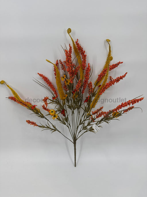 Heather/Florals Mix Bush x12 Orange/Mix 72902 Greenery